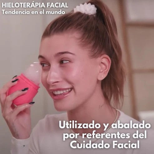 Masajeador Facial NOVASKIN® | Tu aliado para un rostro radiante ✨ + Rodillo de hielo facial de REGALO!