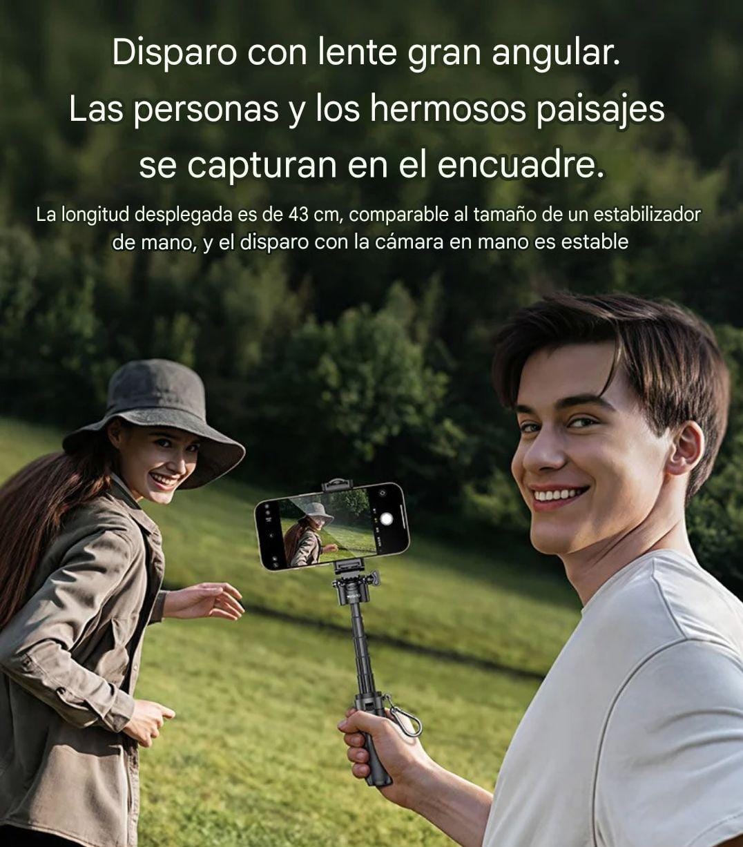 📸 Trípode Selfie Pro 4 en 1 con Luz LED El set 4 en 1 que lo tiene todo para creadores de contenido.