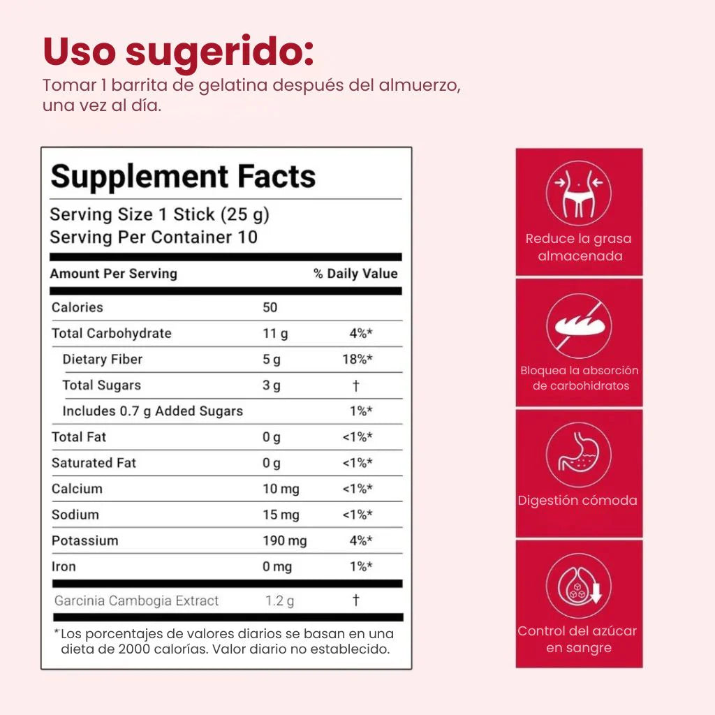 Gelatina de Garcinia Cambogia