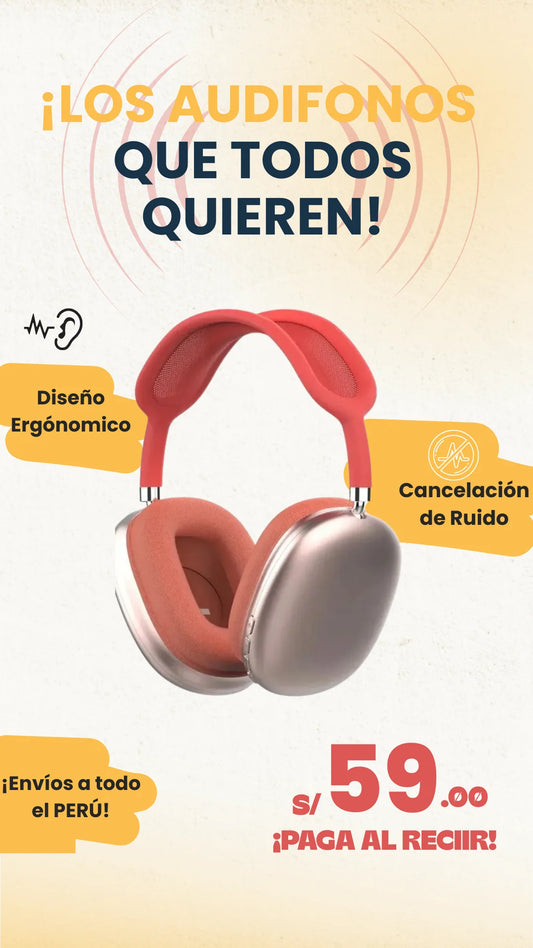 🎧 Audífonos  Bluetooth Premium – Sonido Envolvente y Comodidad Total