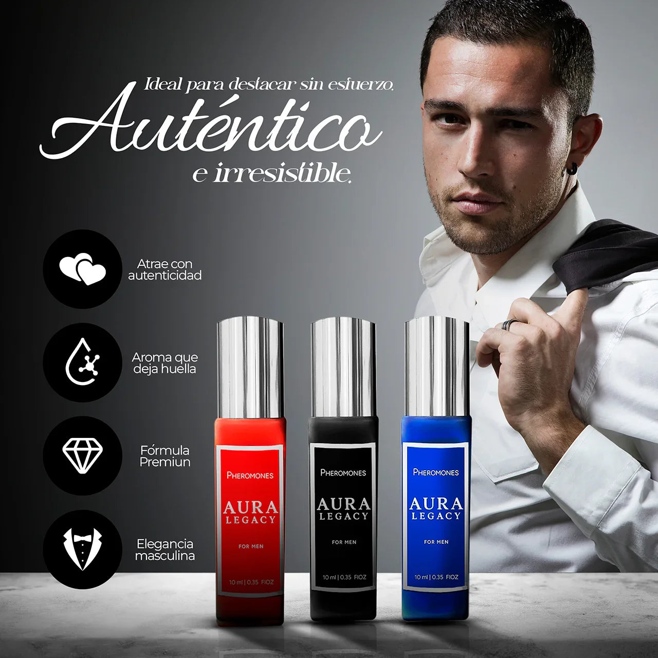 Aura Legacy – Perfume con Feromonas de Atracción y Seducción