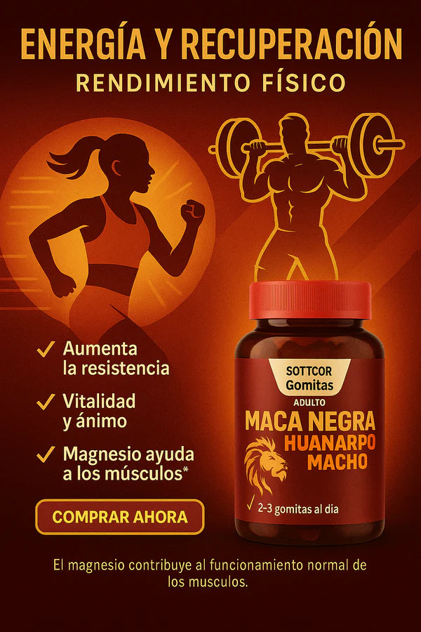 Maca Negra y Huanarpo Macho = POTENCIADOR SEXUAL