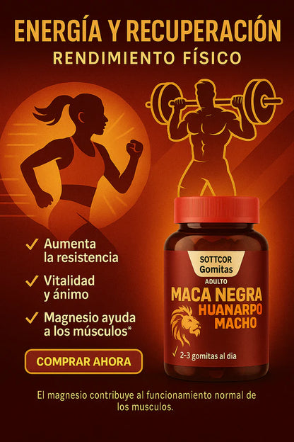 Maca Negra y Huanarpo Macho = POTENCIADOR SEXUAL