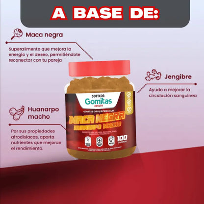 Maca Negra y Huanarpo Macho = POTENCIADOR SEXUAL