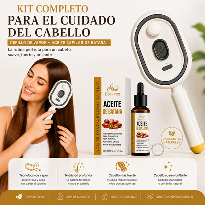 Cepillo anti-nudos y anti-frizz