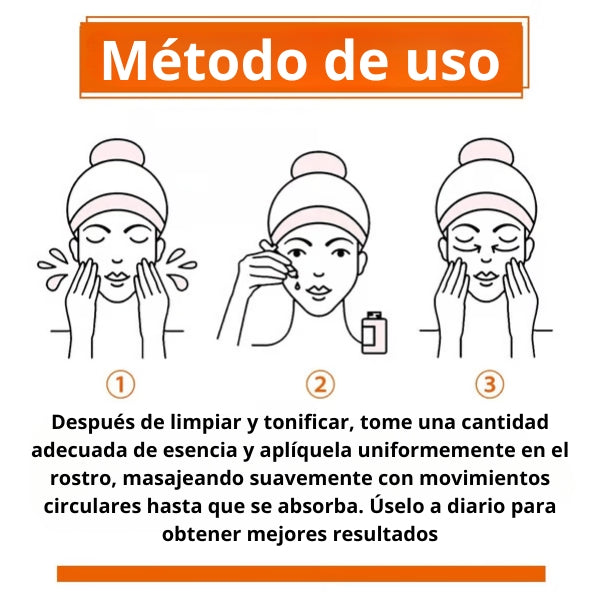 Serum Facial con Vitamina C | Elimina Melasma, Aclara Pecas y Manchas Oscuras al Instante