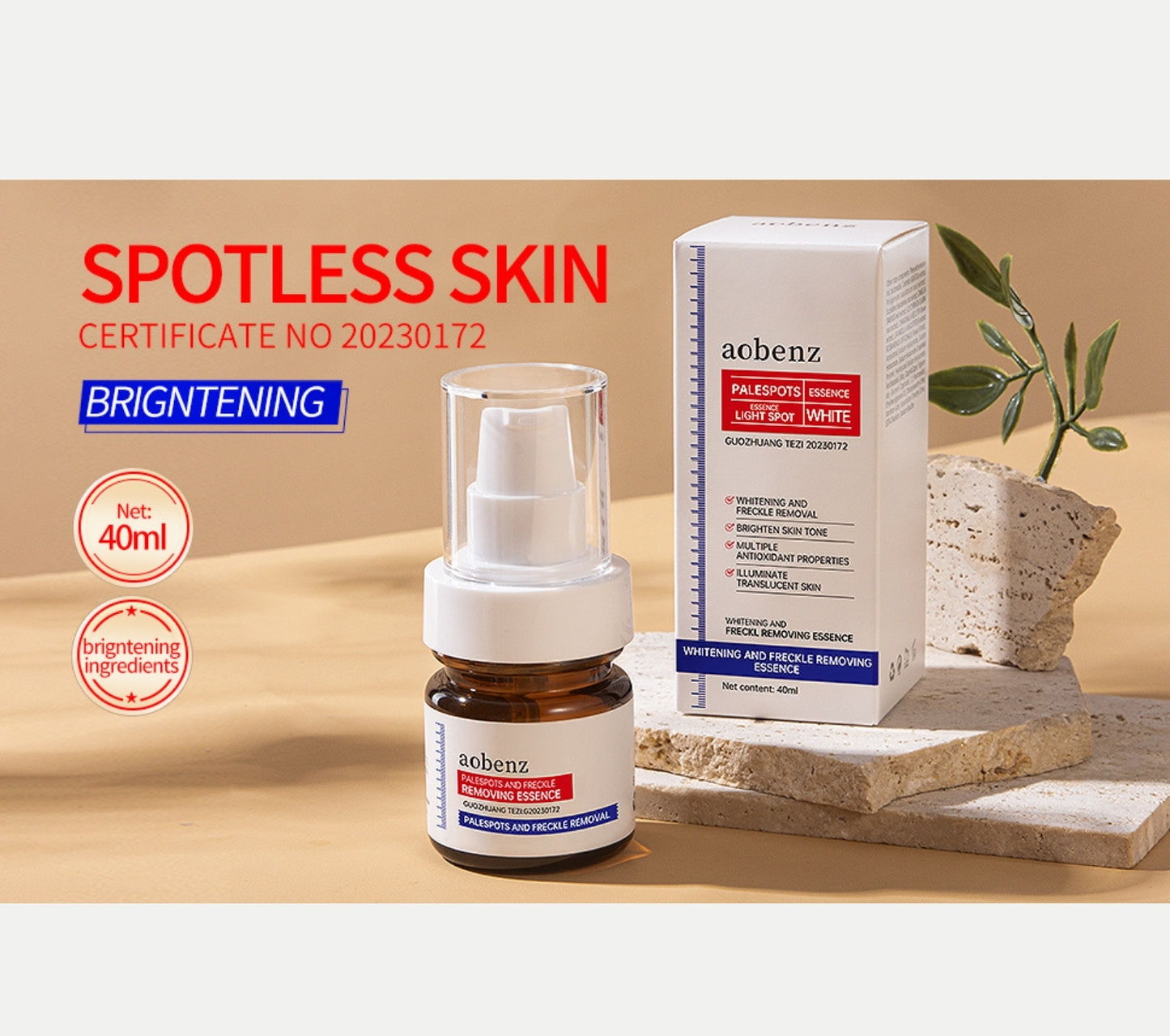 Serum Facial con Vitamina C | Elimina Melasma, Aclara Pecas y Manchas Oscuras al Instante