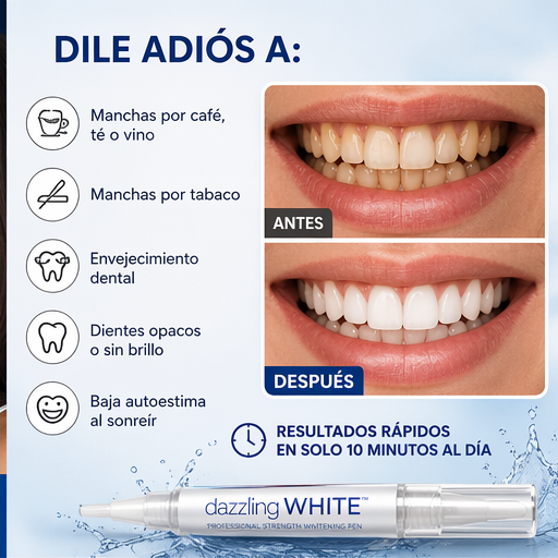 Dazzling White- Blanqueador dental instantáneo